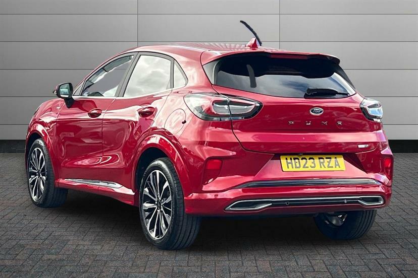 Ford Puma 1.0 Ecoboost Hybr Mhev 155 St-line Vignale Dct HD23RZA Red #3