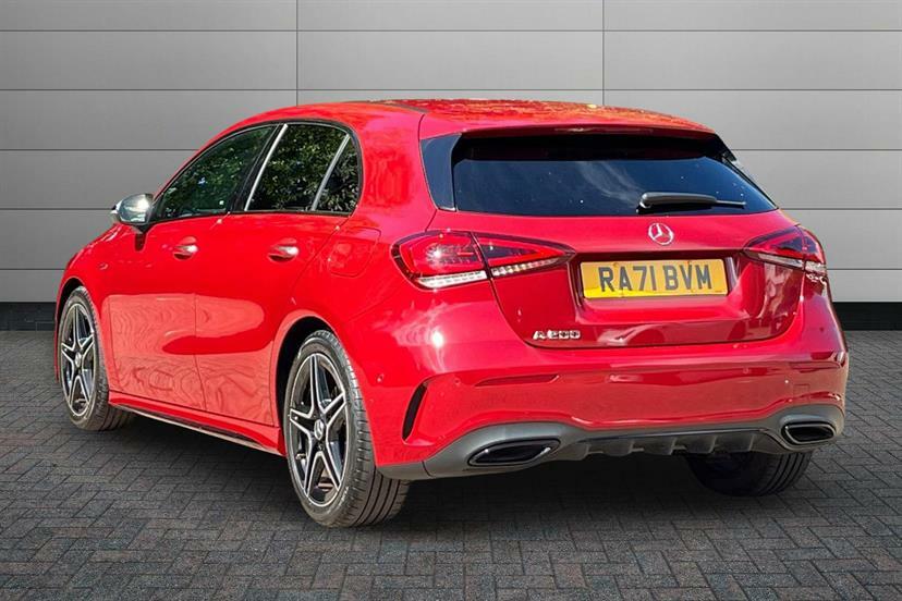 Mercedes-Benz A Class A200 Amg Line Premium Edition Red
