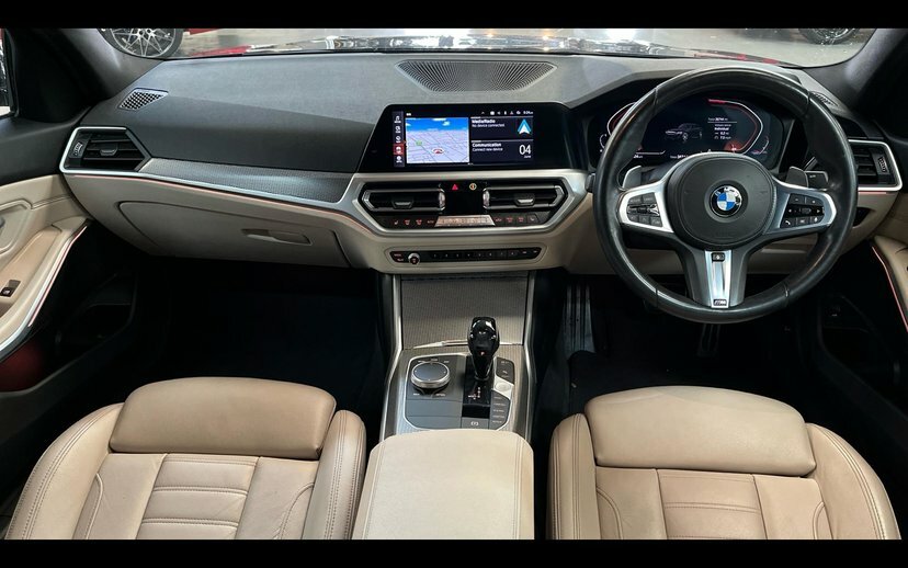 BMW 3 Series 320I Xdrive M Sport Saloon YC69OES Black #4