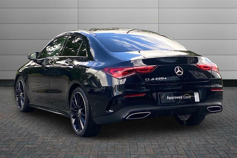Mercedes-Benz CLA Class 220D Amg Line Premium Night Ed Tip Black #2