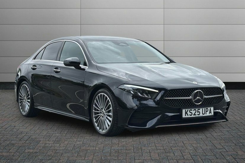 Mercedes-Benz A Class A180 Amg Line Premium Saloon Black
