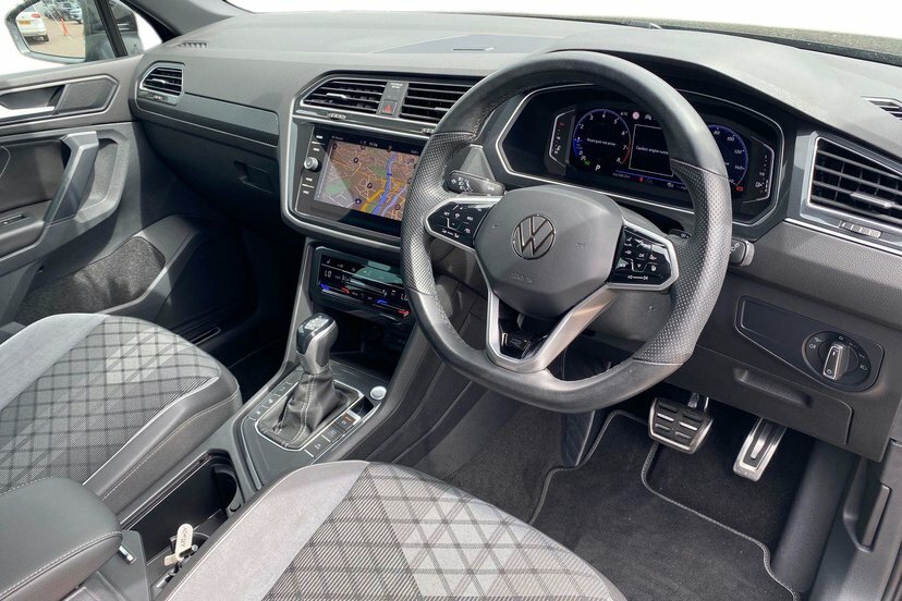Volkswagen Tiguan 2.0 Tdi R-line Suv Dsg 150 Ps MM72YHS Grey #6