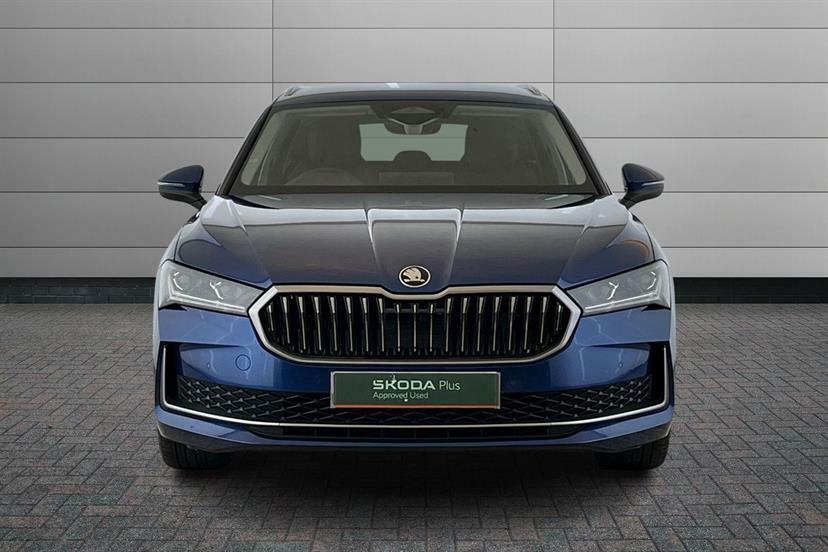 Skoda Superb 2.0 Tdi Se L Dsg Blue #6