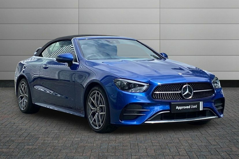 Mercedes-Benz E Class 2.0 E220d Amg Line Premium Cabriolet Blue