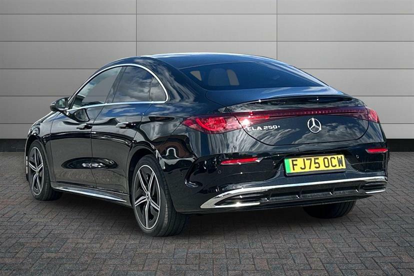 Mercedes-Benz CLA Class Cla250 85Kwh Amg Line Edition Saloon Electr FJ75OCW Black #2