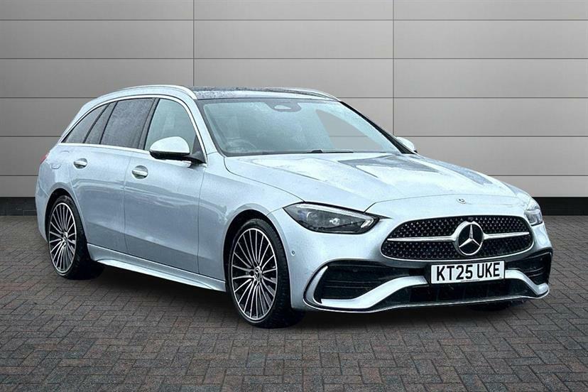 Mercedes-Benz C Class C300d Amg Line Premium Plus 9G-tronic Silver
