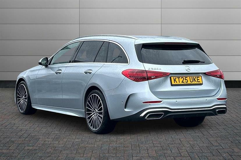 Mercedes-Benz C Class C300d Amg Line Premium Plus 9G-tronic Silver #2