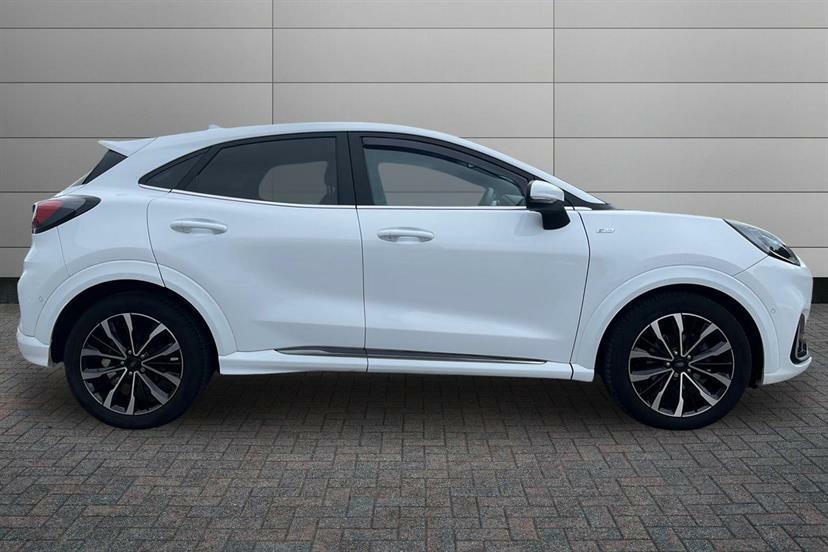 Ford Puma 1.0 Ecoboost Hybr Mhev 155 St-line Vignale Dct White #4