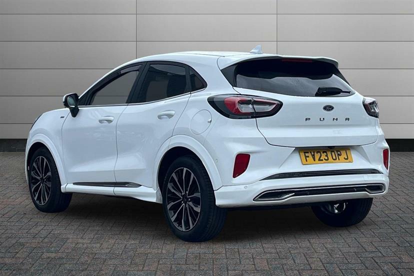 Ford Puma 1.0 Ecoboost Hybr Mhev 155 St-line Vignale Dct White #3