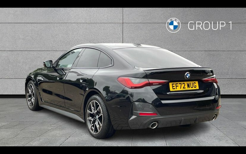 BMW 4 Series Gran Coupe 420I M Sport Gran Coupe EF72WUG Black #2