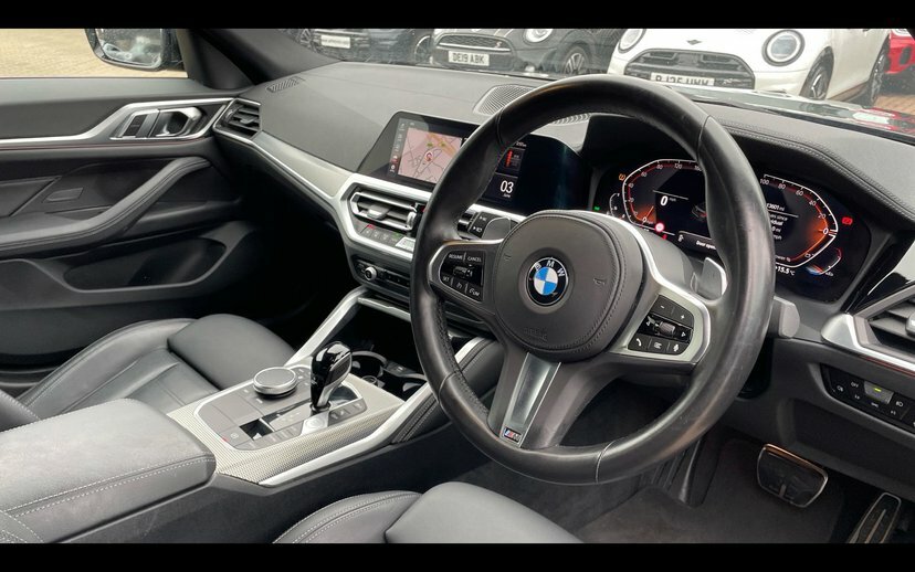 BMW 4 Series Gran Coupe 420I M Sport Gran Coupe EF72WUG Black #6