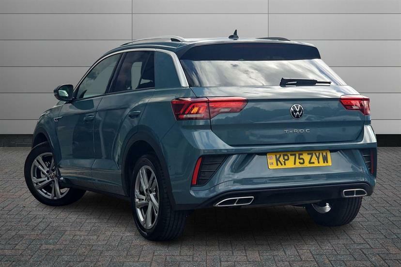 Volkswagen T-Roc 1.5 Tsi R-line Dsg Blue #3