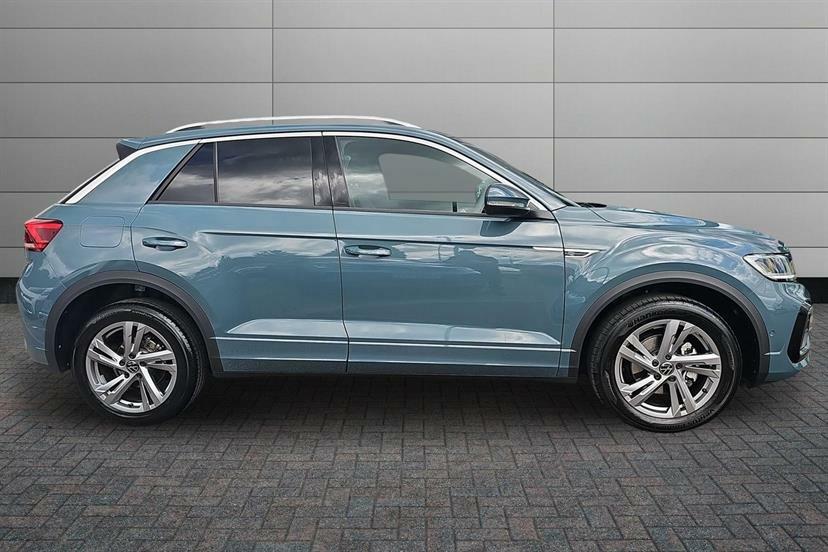 Volkswagen T-Roc 1.5 Tsi R-line Dsg Blue #4