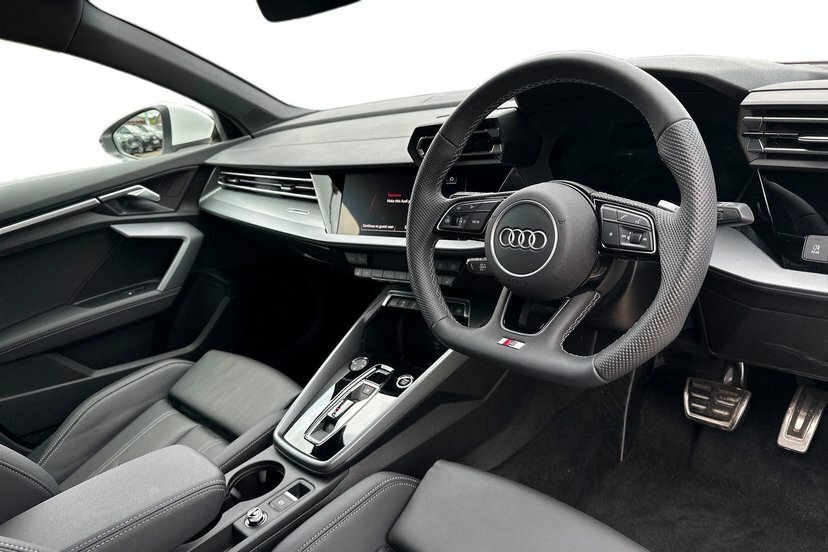 Audi A3 1.5 Tfsi S Line Sportback S Tronic 150 MJ75WBZ White #6