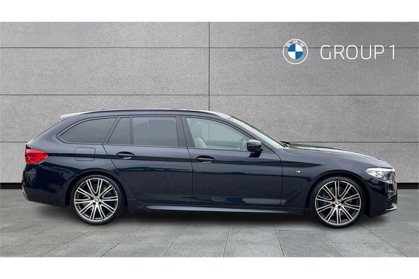 BMW 5 Series 540I Xdrive M Sport Black #3