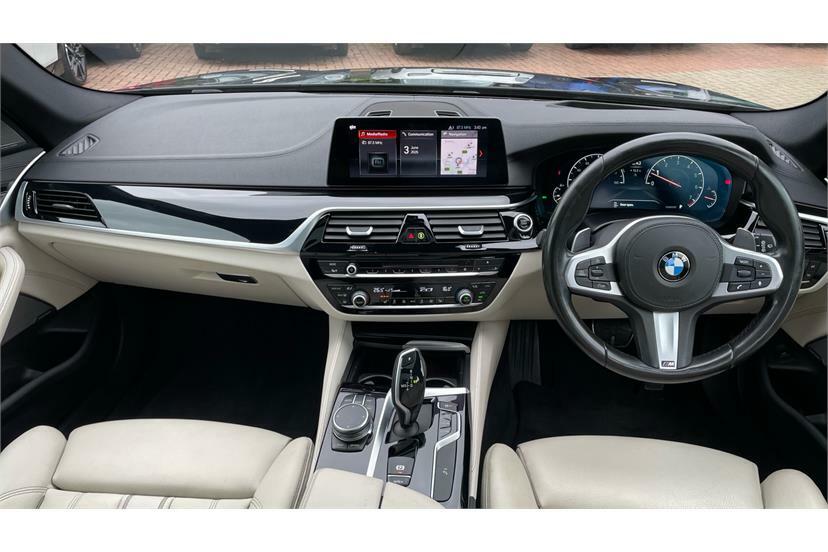 BMW 5 Series 540I Xdrive M Sport Black #4