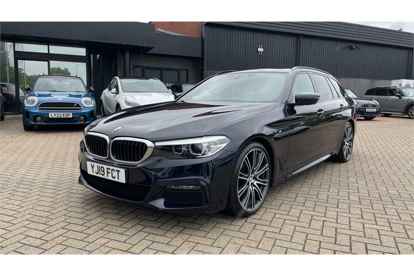 BMW 5 Series 520D M Sport Blue #34