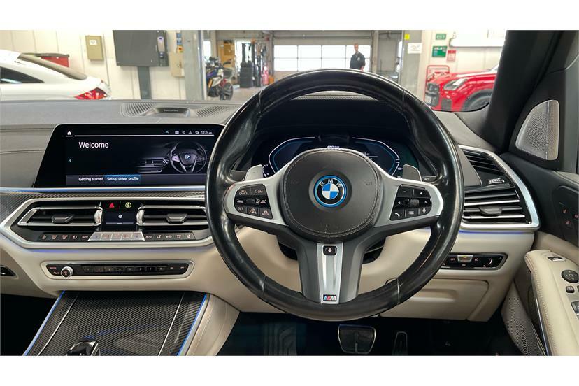 BMW X5 Xdrive45e M Sport Blue #4