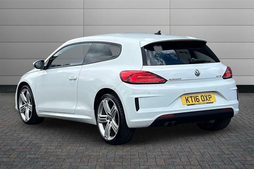 Volkswagen Scirocco 2.0 Tsi 180 Bluemotion Tech R-line Dsg White #3