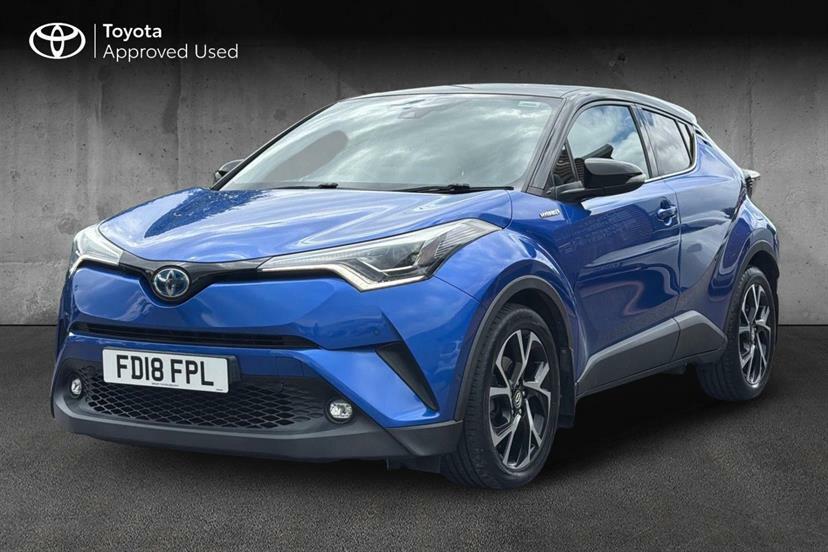 Toyota C-Hr 1.8 Hybrid Dynamic Cvt Blue #2