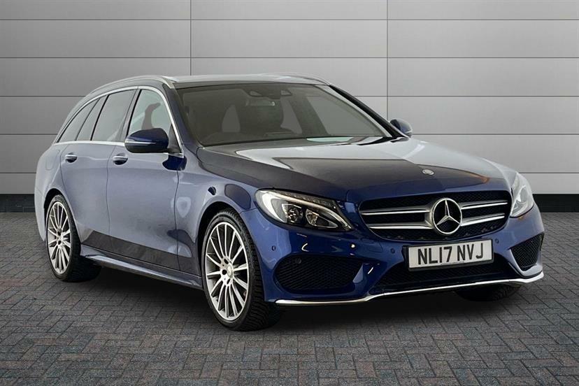 Mercedes-Benz C Class C220d Amg Line Premium Plus Blue