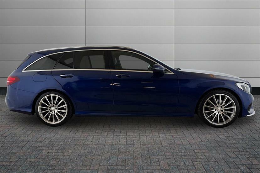 Mercedes-Benz C Class C220d Amg Line Premium Plus Blue #4