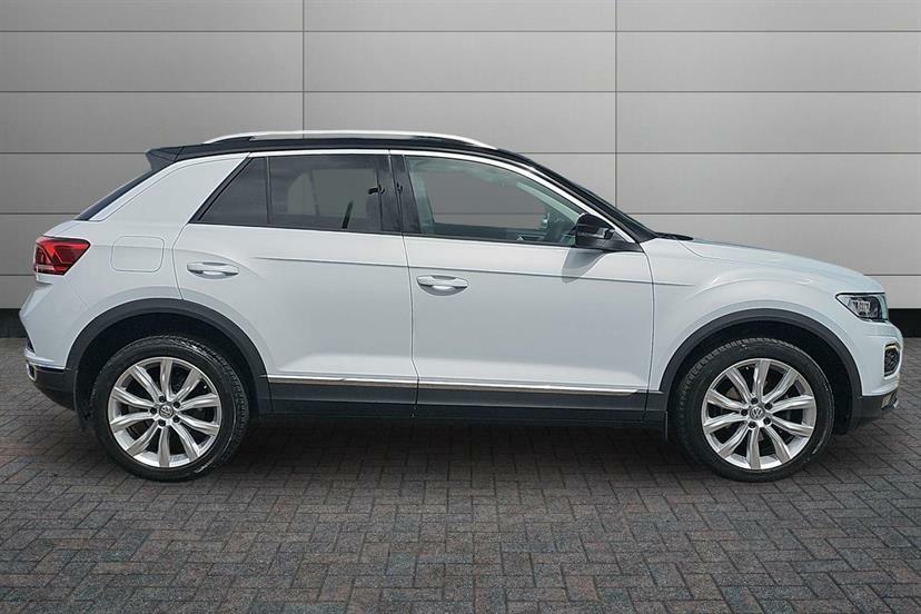 Volkswagen T-Roc 1.6 Tdi Sel White #4