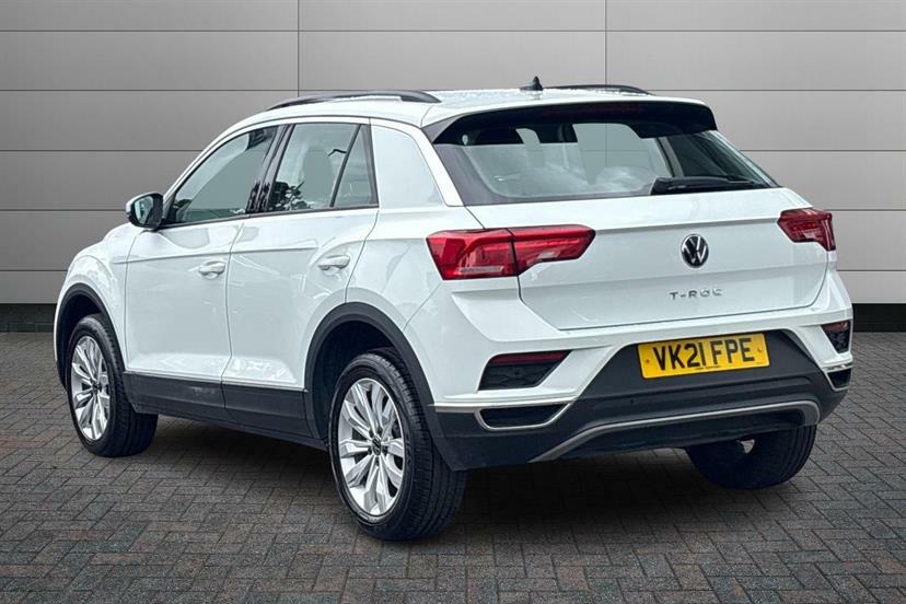 Volkswagen T-Roc 1.5 Tsi Evo Se Dsg White #3