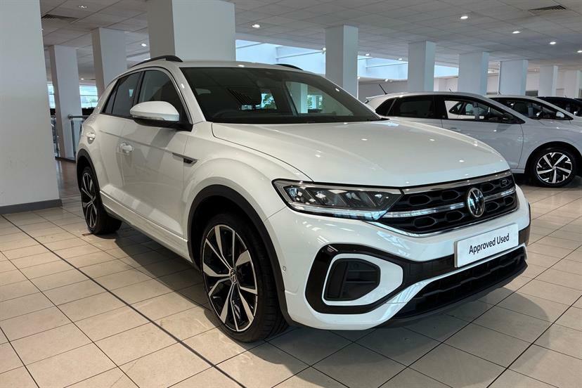 Volkswagen T-Roc 1.5 Tsi R-line Dsg White #6