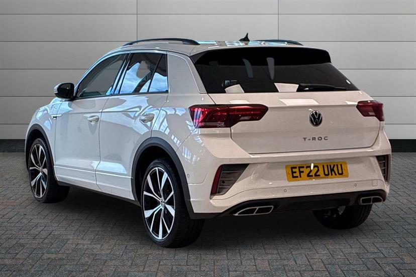 Volkswagen T-Roc 1.5 Tsi R-line Dsg White #3