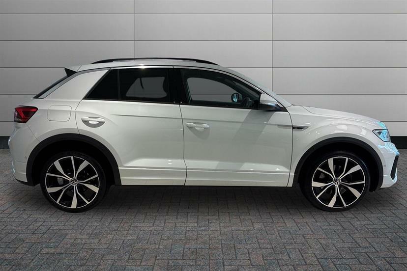 Volkswagen T-Roc 1.5 Tsi R-line Dsg White #4