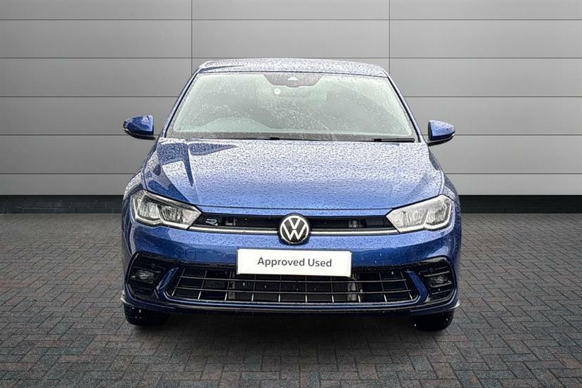 Volkswagen Polo 1.0 Tsi 110 R-line Dsg EX72MHN Blue #6