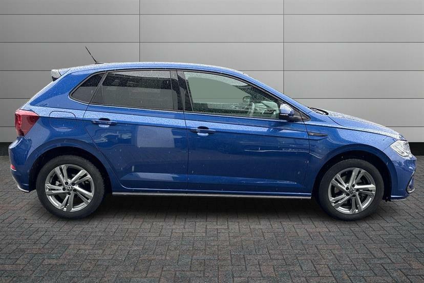 Volkswagen Polo 1.0 Tsi 110 R-line Dsg EX72MHN Blue #3