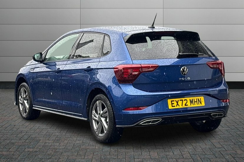 Volkswagen Polo 1.0 Tsi R-line Hatchback Dsg 110 Ps EX72MHN Blue #3