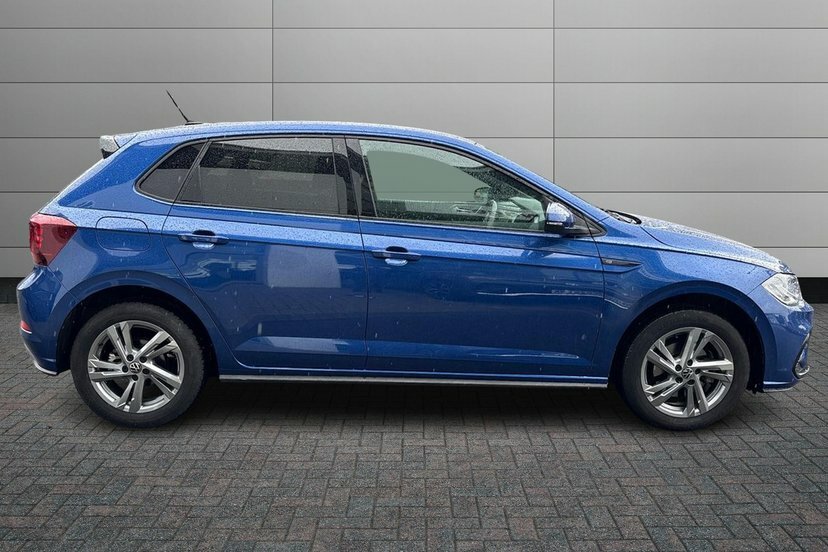 Volkswagen Polo 1.0 Tsi R-line Hatchback Dsg 110 Ps EX72MHN Blue #4