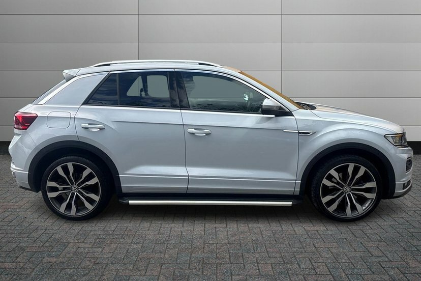 Volkswagen T-Roc 2.0 Tsi Gpf R-line Suv Dsg 4Motion 190 EX70AXA White #4
