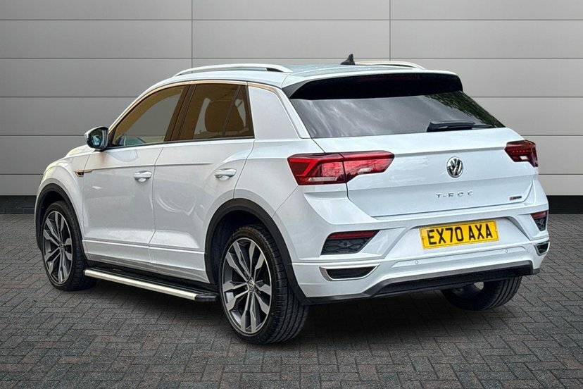 Volkswagen T-Roc 2.0 Tsi Gpf R-line Suv Dsg 4Motion 190 EX70AXA White #3