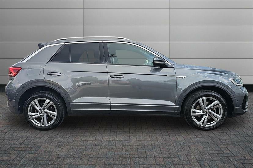 Volkswagen T-Roc 1.5 Tsi R-line Grey #4