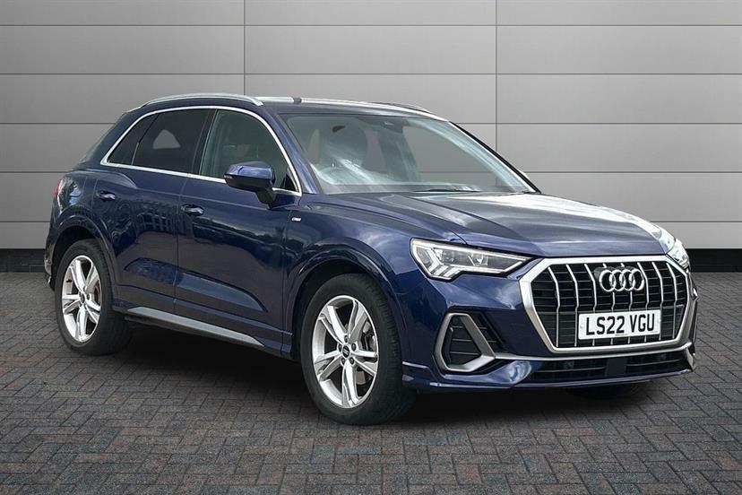 Audi Q3 35 Tfsi S Line S Tronic Comfortsound Pack Blue