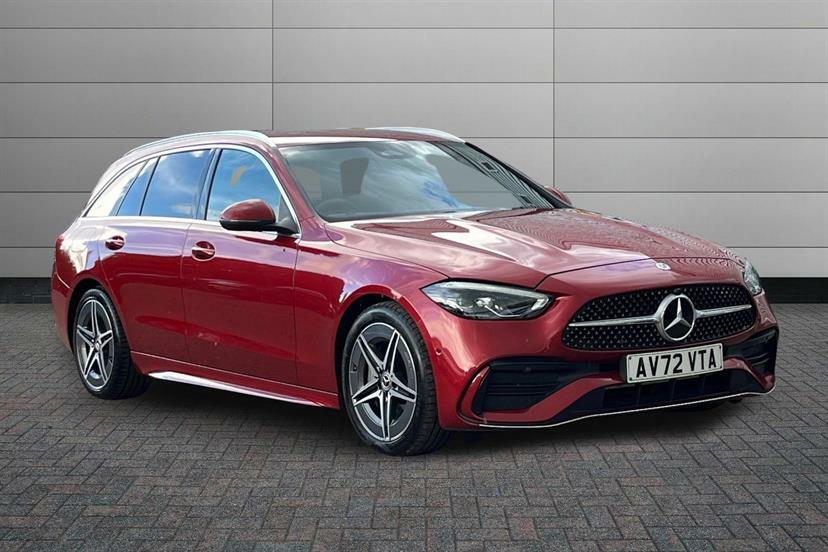 Mercedes-Benz C Class C300 Amg Line 9G-tronic Red