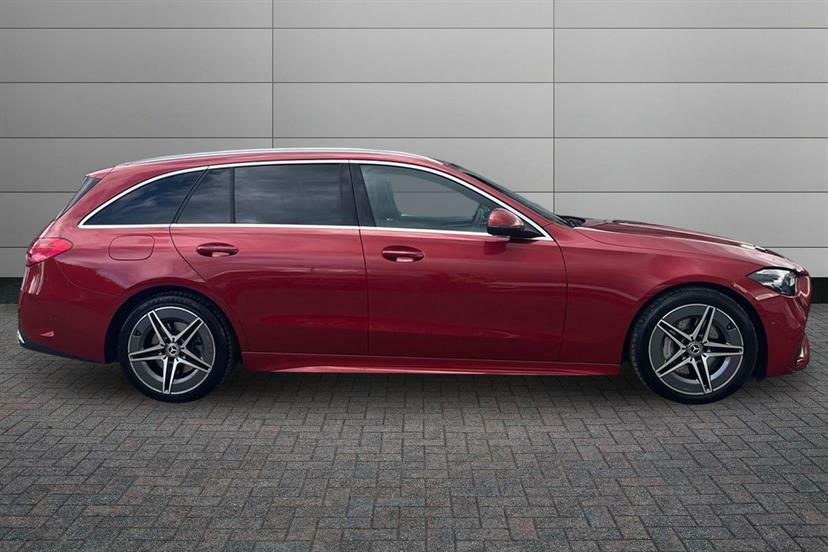 Mercedes-Benz C Class C300 Amg Line 9G-tronic Red #3
