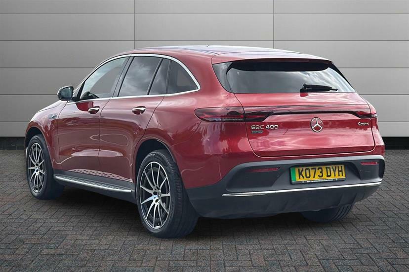 Mercedes-Benz EQC 400 300Kw Amg Line Edition 80Kwh Red #2