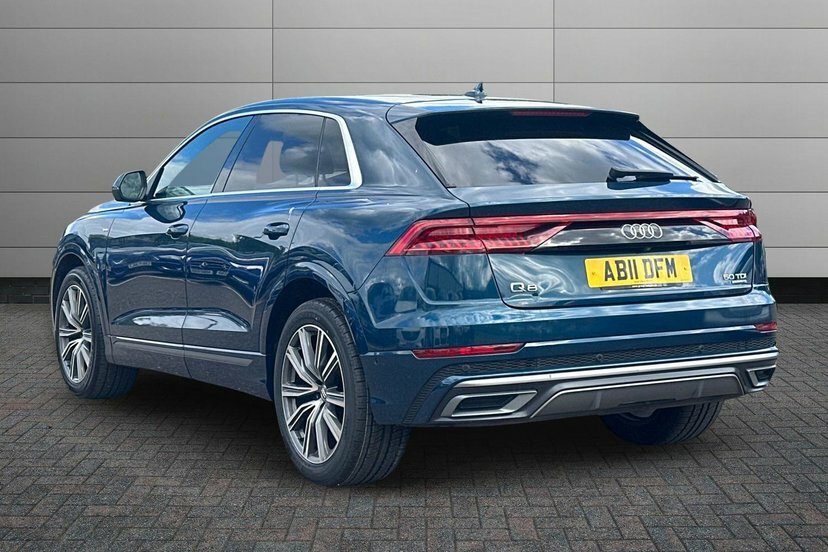 Audi Q8 3.0 Tdi V6 50 S Line Suv Tiptronic Quat AB11DFM Blue #3