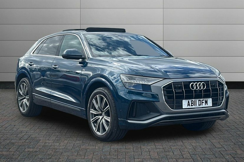 Audi Q8 3.0 Tdi V6 50 S Line Suv Tiptronic Quat Blue