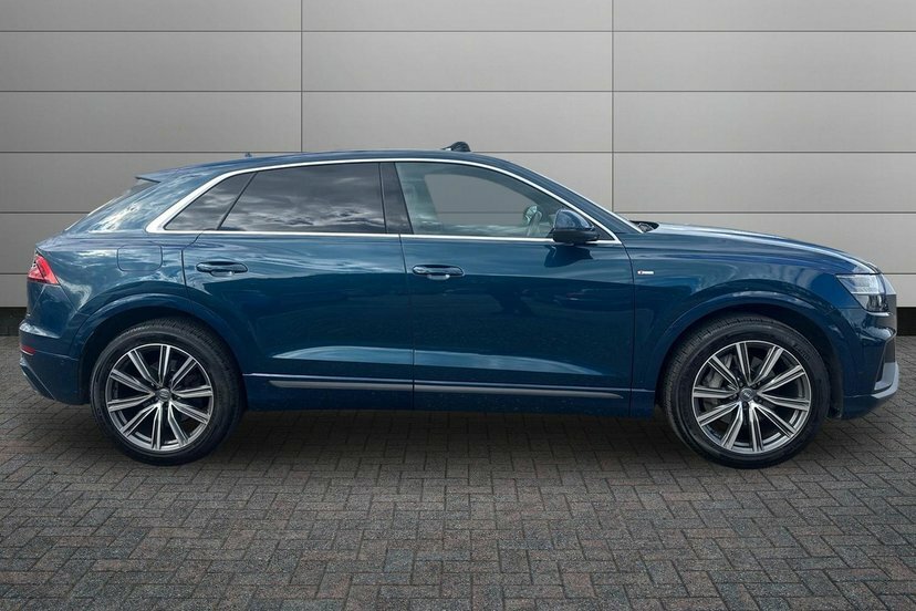 Audi Q8 3.0 Tdi V6 50 S Line Suv Tiptronic Quat AB11DFM Blue #4