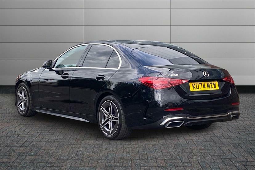 Mercedes-Benz C Class C200 Amg Line 9G-tronic Black #2
