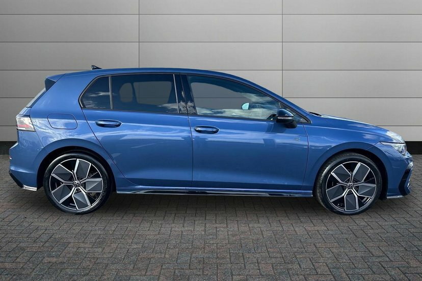 Volkswagen Golf 1.5 Etsi Mhev Black Edition Hatchback H EK26BXW Blue #4
