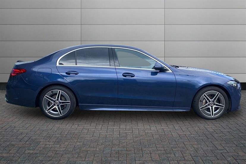 Mercedes-Benz C Class C200 Amg Line 9G-tronic Blue #3