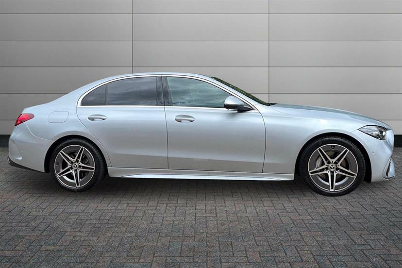 Mercedes-Benz C Class C200 Amg Line 9G-tronic Silver #2
