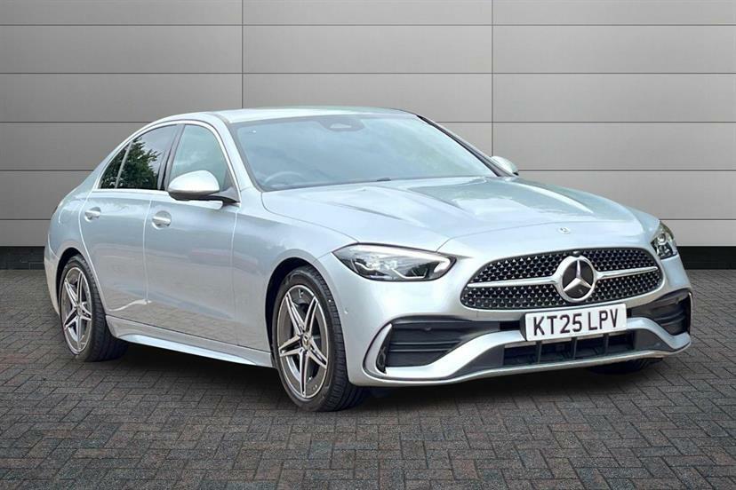 Mercedes-Benz C Class C200 Amg Line 9G-tronic Silver